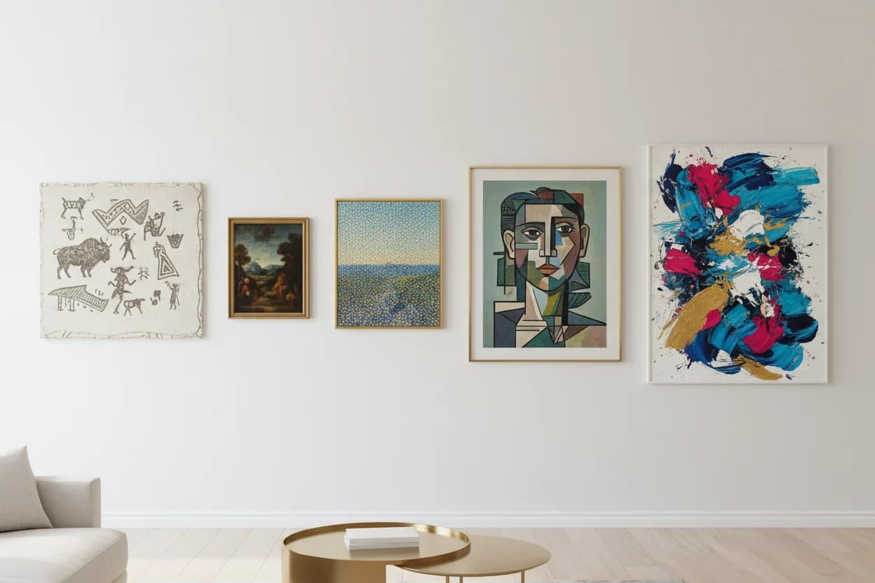 The evolution of wall art from cave paintings to modern canvas prints