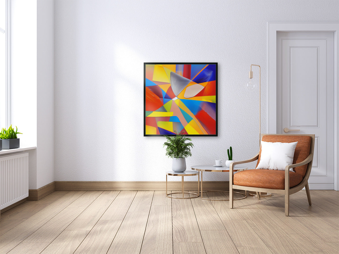 Giclée Stretched Canvas Print with floating frame