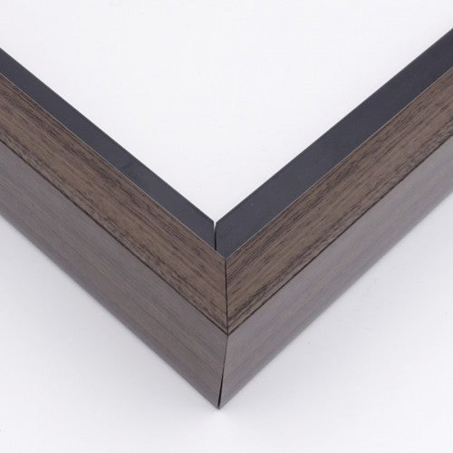 WALNUT 1.5 Inch SQUARE Canvas Modern Floating Frame