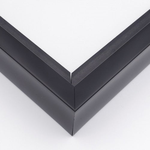 Black 1.5 Inch SQUARE Canvas Modern Floating Frame