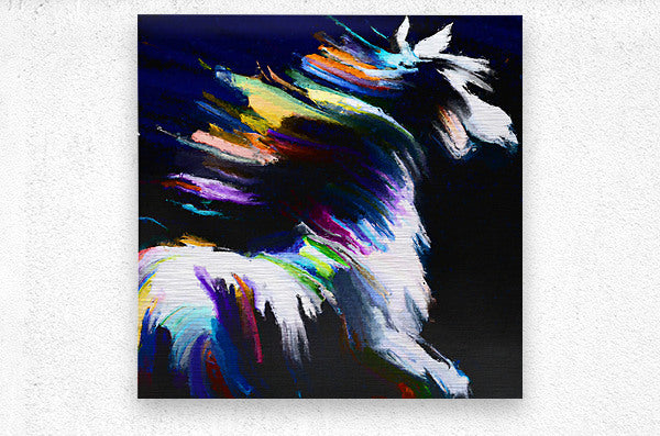 664257 :: Brushed Metal Print
