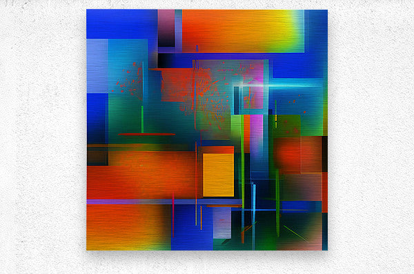 Brushed Metal Print