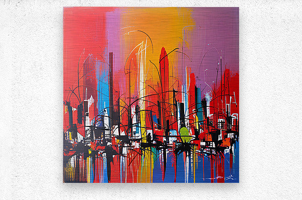 Brushed Metal Print