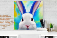 Rêverie de lapin radieux